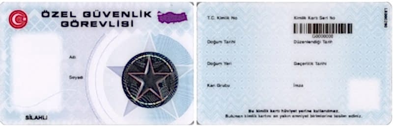  Özel Güvenlik Kart İşlemleri